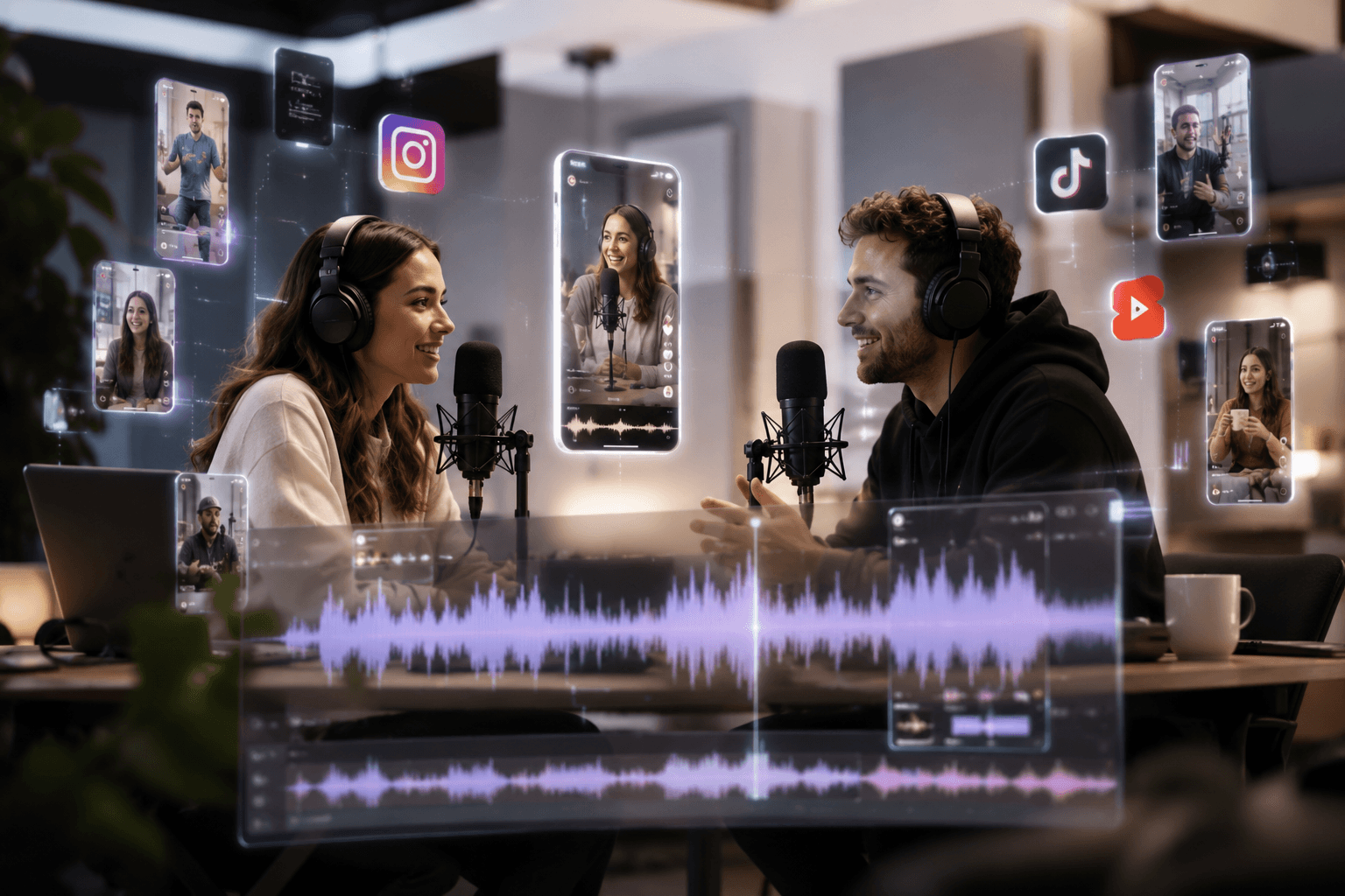 Podcast to Reels Repurposing